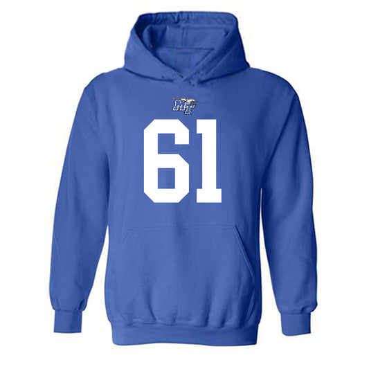 MTSU - NCAA Football : Otto Janse Van Rensburg - Replica Shersey Hooded Sweatshirt-0