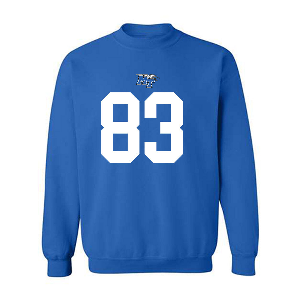 MTSU - NCAA Football : Koraun Perdue - Replica Shersey Crewneck Sweatshirt-0