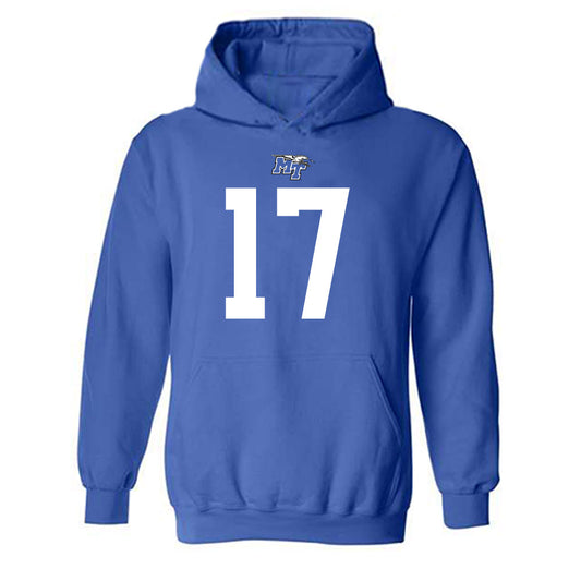 MTSU - NCAA Football : Jayson Lowe - Replica Shersey Hooded Sweatshirt-0