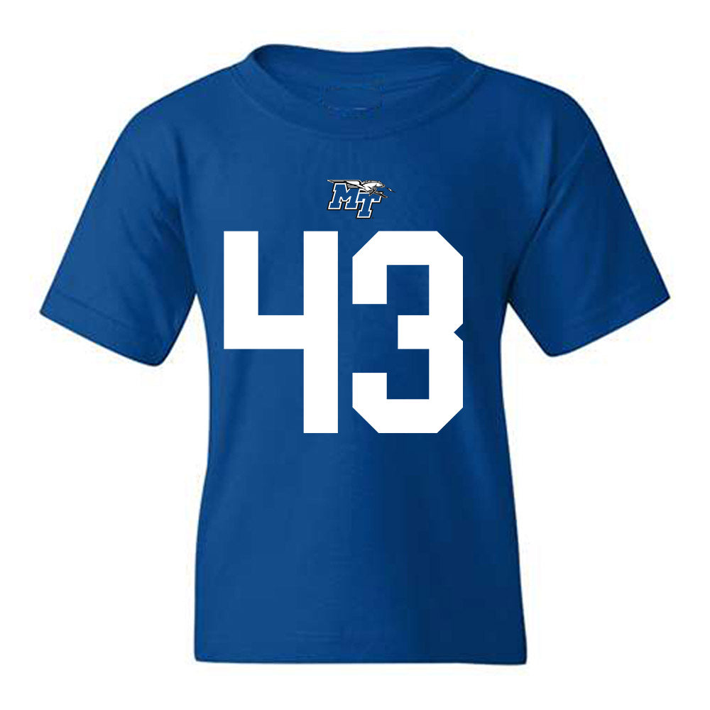 MTSU - NCAA Football : Aidan Butts - Replica Shersey Youth T-Shirt-0