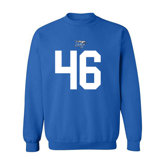 MTSU - NCAA Football : Sawyer Lovvorn - Replica Shersey Crewneck Sweatshirt-0