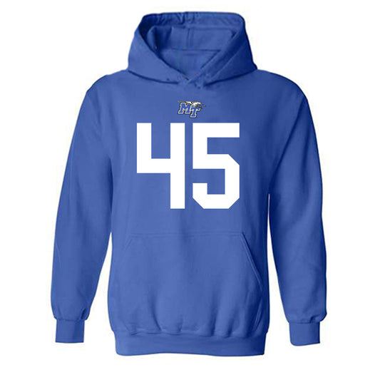 MTSU - NCAA Football : Jayden Arenas-Michel - Replica Shersey Hooded Sweatshirt-0