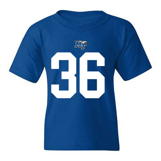 MTSU - NCAA Football : Christopher Ragans - Replica Shersey Youth T-Shirt-0
