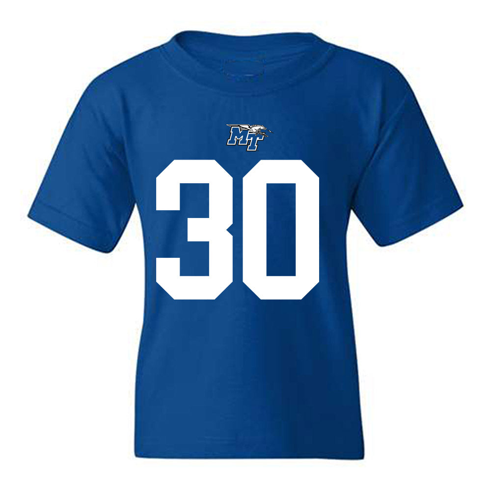MTSU - NCAA Football : Bryce Williams - Replica Shersey Youth T-Shirt-0
