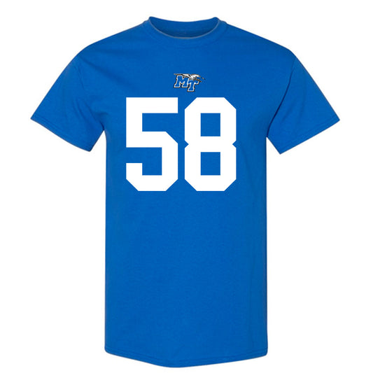 MTSU - NCAA Football : Trevaris Edwards - Replica Shersey T-Shirt-0