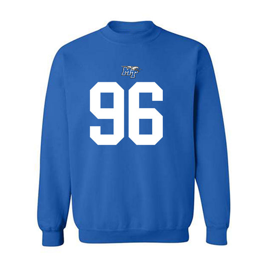 MTSU - NCAA Football : Christien Moreau - Replica Shersey Crewneck Sweatshirt-0
