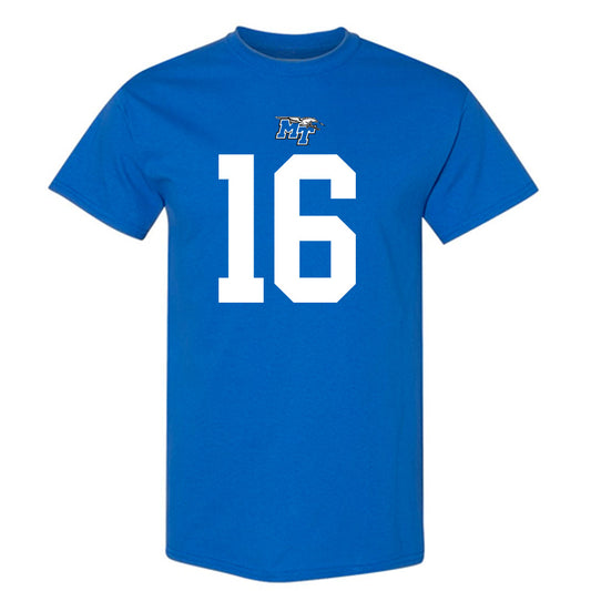 MTSU - NCAA Football : Jaiyden Thompson - Replica Shersey T-Shirt-0