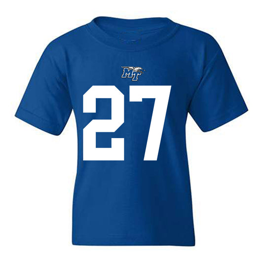 MTSU - NCAA Football : Jalen Jackson - Replica Shersey Youth T-Shirt-0
