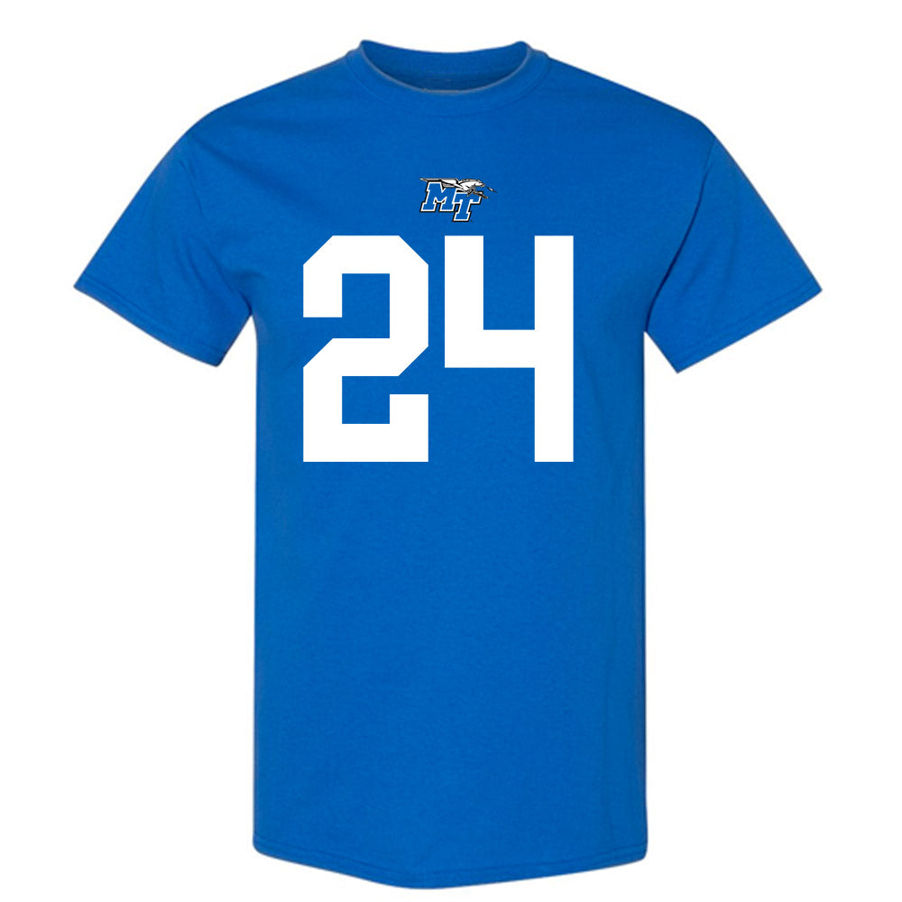 MTSU - NCAA Football : Camari Hall - Replica Shersey T-Shirt-0