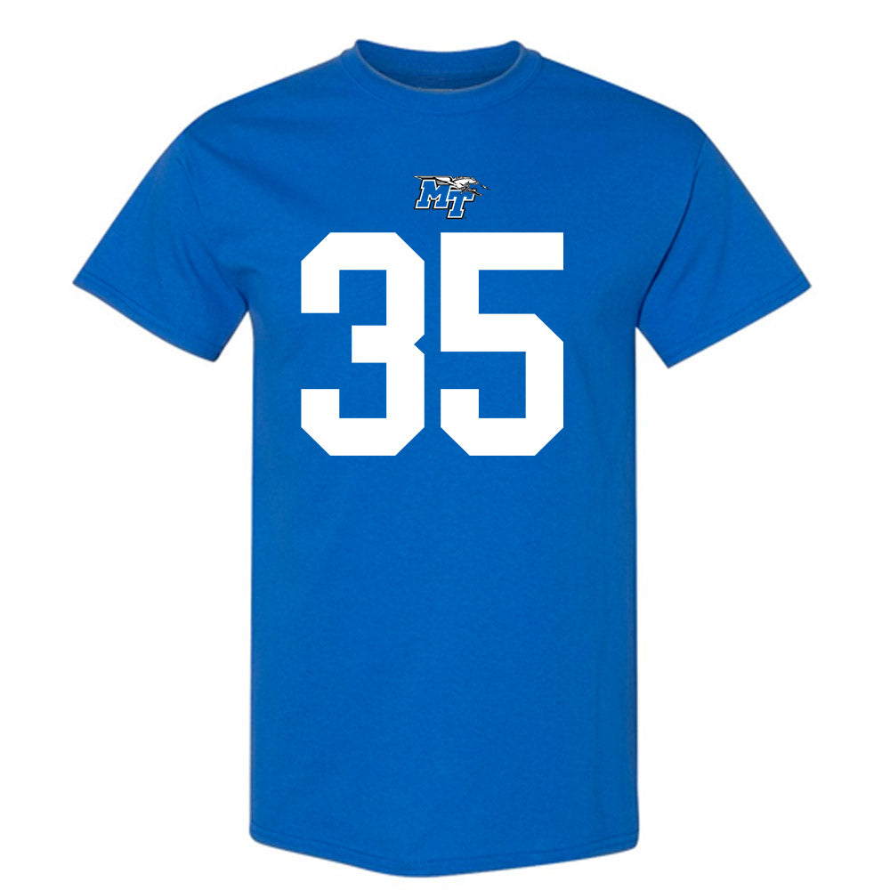 MTSU - NCAA Football : Ashton Jones - Replica Shersey T-Shirt-0