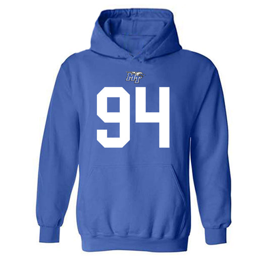MTSU - NCAA Football : Jayden Williams - Replica Shersey Hooded Sweatshirt-0