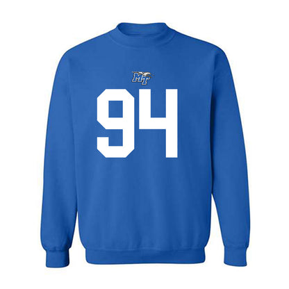 MTSU - NCAA Football : Jack Walton - Replica Shersey Crewneck Sweatshirt-0