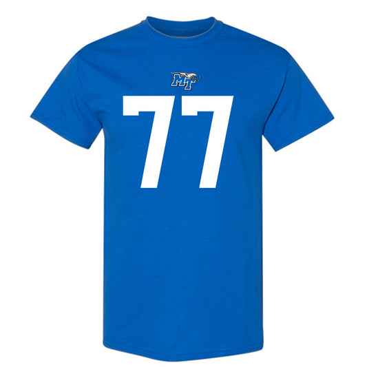 MTSU - NCAA Football : Diego Blattler - Replica Shersey T-Shirt-0