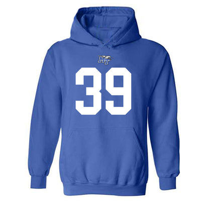 MTSU - NCAA Football : Evan Poticher - Replica Shersey Hooded Sweatshirt-0