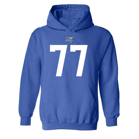 MTSU - NCAA Football : Diego Blattler - Replica Shersey Hooded Sweatshirt-0