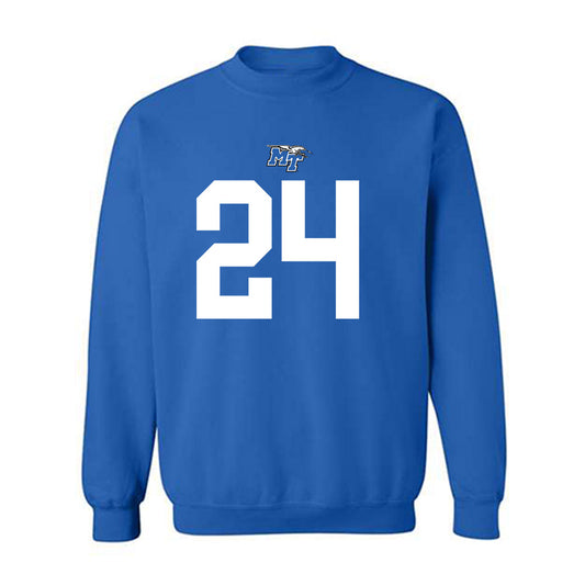 MTSU - NCAA Football : Camari Hall - Replica Shersey Crewneck Sweatshirt-0