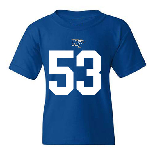 MTSU - NCAA Football : Braxton Lillis - Replica Shersey Youth T-Shirt-0
