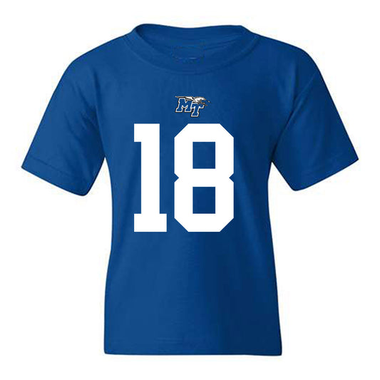 MTSU - NCAA Football : Kalen Woods - Replica Shersey Youth T-Shirt-0