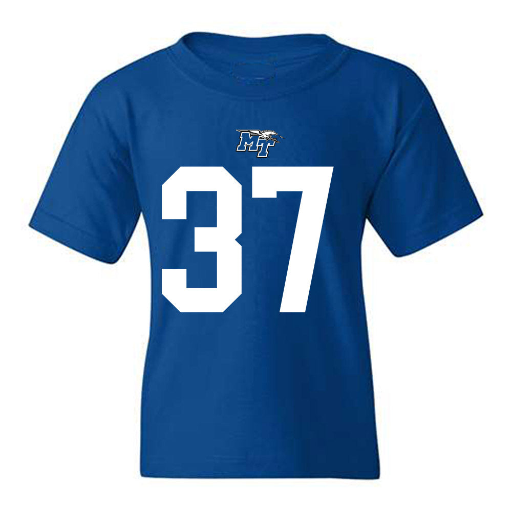 MTSU - NCAA Football : Justis Haggard - Replica Shersey Youth T-Shirt-0