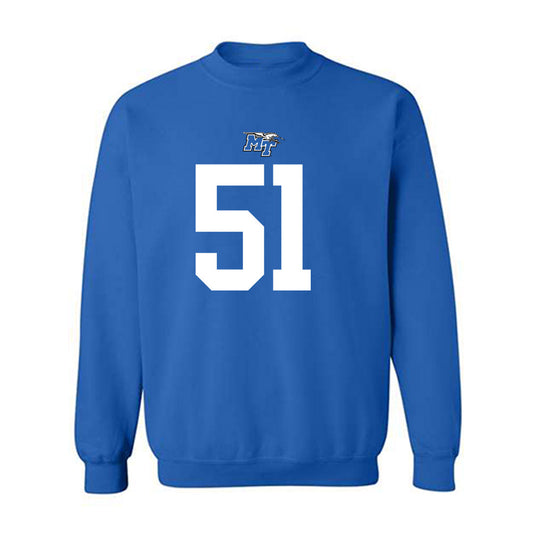MTSU - NCAA Football : Shane Rochelle - Replica Shersey Crewneck Sweatshirt-0