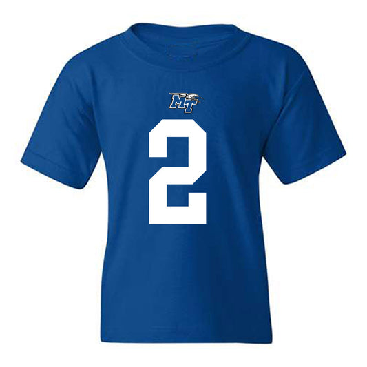 MTSU - NCAA Football : Jackson Lowe - Replica Shersey Youth T-Shirt-0