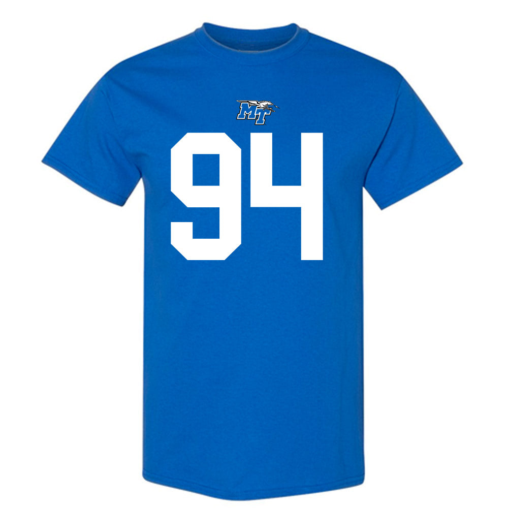 MTSU - NCAA Football : Jack Walton - Replica Shersey T-Shirt-0