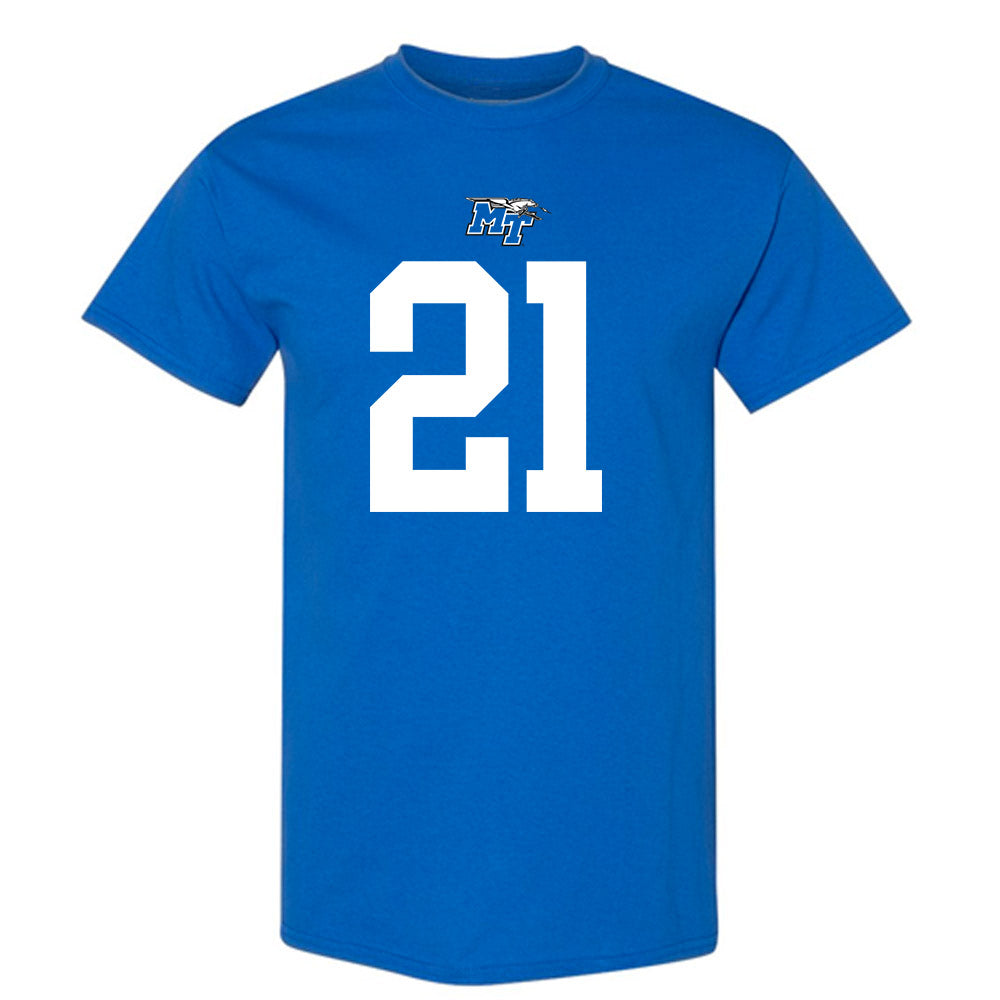 MTSU - NCAA Football : Jason Hardy - Replica Shersey T-Shirt-0