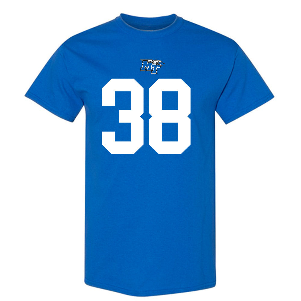 MTSU - NCAA Football : Locke Kennedy - Replica Shersey T-Shirt-0