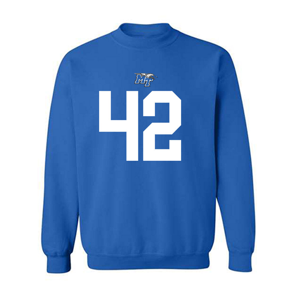 MTSU - NCAA Football : Lagarrius Sims - Replica Shersey Crewneck Sweatshirt-0