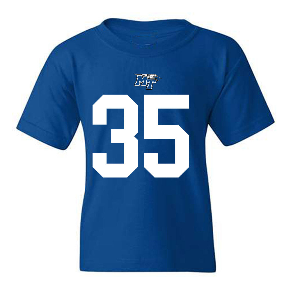 MTSU - NCAA Football : Ashton Jones - Replica Shersey Youth T-Shirt-0