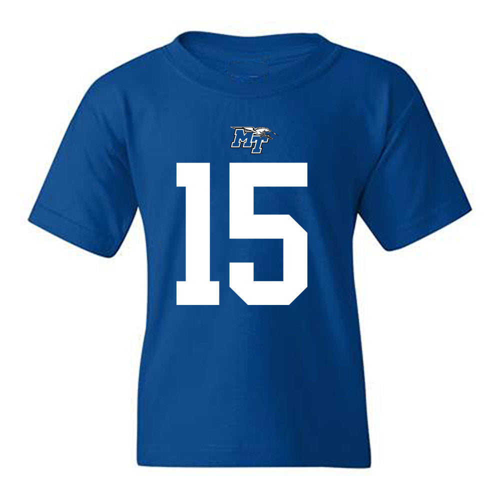 MTSU - NCAA Football : Rocco Williams - Replica Shersey Youth T-Shirt-0