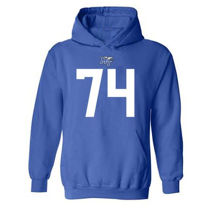 MTSU - NCAA Football : Ashley Walker - Replica Shersey Hooded Sweatshirt-0