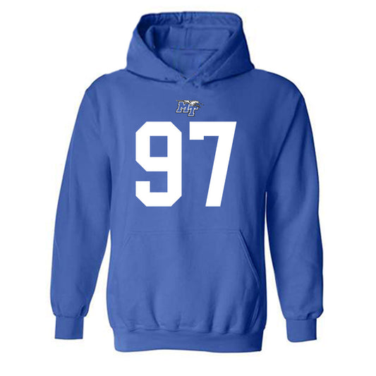 MTSU - NCAA Football : Aden Caine - Replica Shersey Hooded Sweatshirt-0