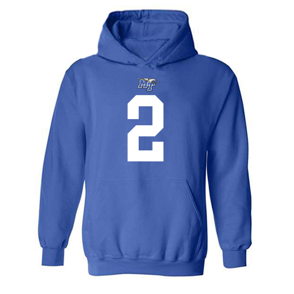 MTSU - NCAA Football : DeArre McDonald - Hooded Sweatshirt