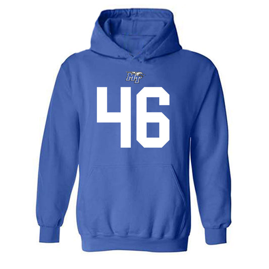 MTSU - NCAA Football : Sawyer Lovvorn - Replica Shersey Hooded Sweatshirt-0