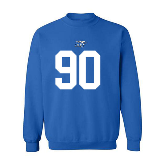 MTSU - NCAA Football : Justin Bodford - Replica Shersey Crewneck Sweatshirt-0