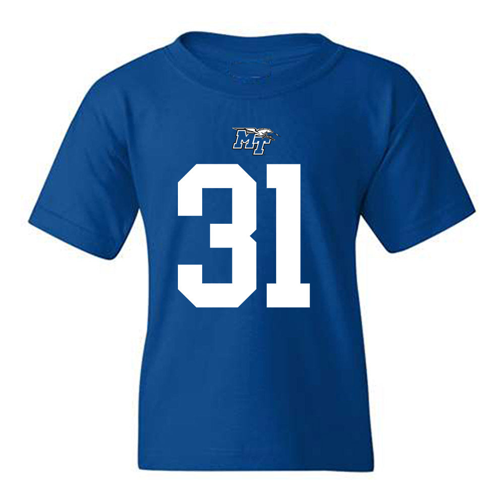 MTSU - NCAA Football : Mathias Malaki-Donaldson - Replica Shersey Youth T-Shirt-0