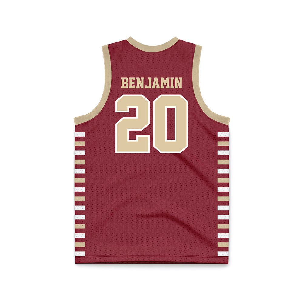 Boston College - NCAA Men's Basketball : Brandon Benjamin - Maroon Basketball Jersey-1