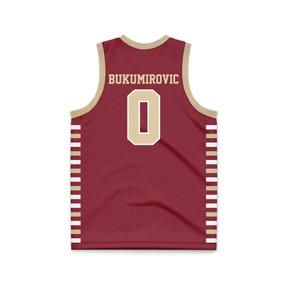 Boston College - NCAA Men's Basketball : Andrija Bukumirovic - Maroon Basketball Jersey-1