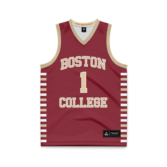 Boston College - NCAA Men's Basketball : Andrija Bukumirovic - Maroon Basketball Jersey-0