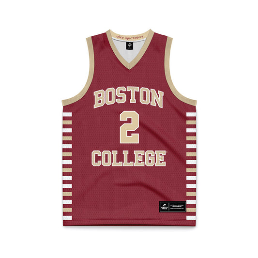 Boston College - NCAA Men's Basketball : Colby Duggan - Maroon Basketball Jersey-0