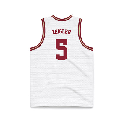 Boston College - NCAA Men's Basketball : Armoni Zeigler - White Throwback Basketball Jersey-1