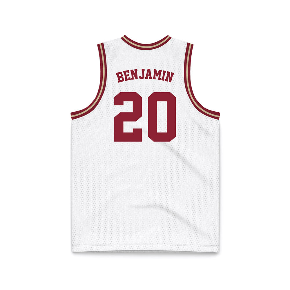 Boston College - NCAA Men's Basketball : Brandon Benjamin - White Throwback Basketball Jersey-1