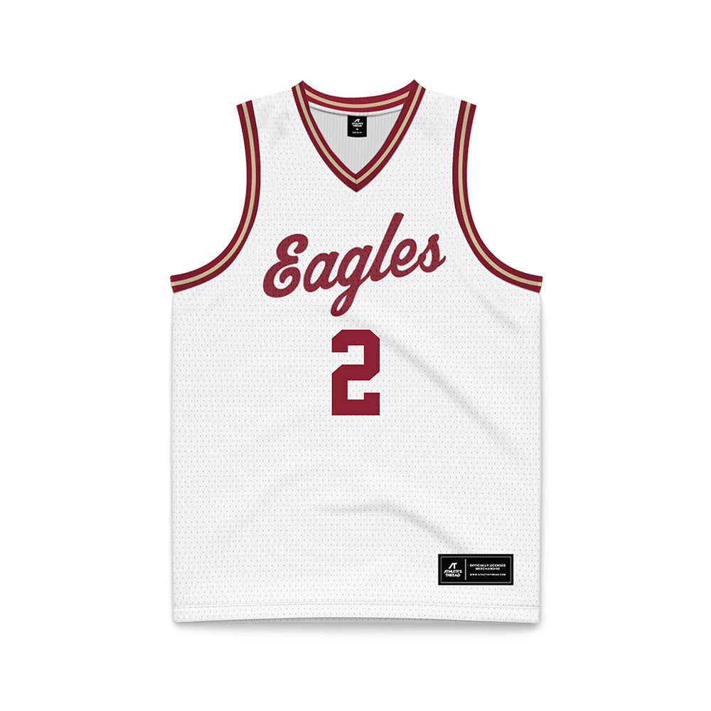 Boston College - NCAA Men's Basketball : Colby Duggan - White Throwback Basketball Jersey-0