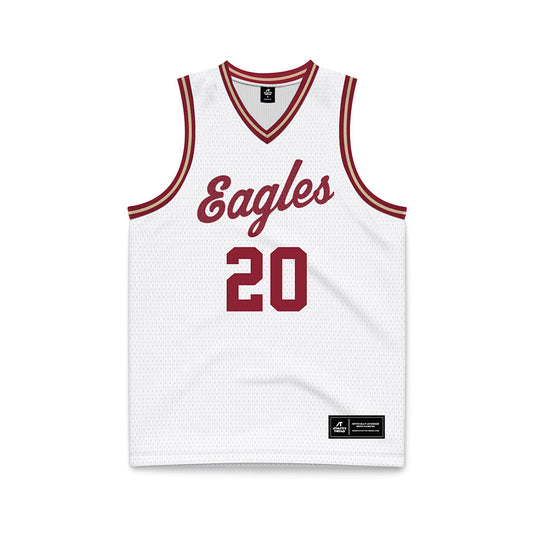 Boston College - NCAA Men's Basketball : Brandon Benjamin - White Throwback Basketball Jersey-0