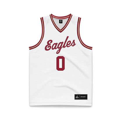 Boston College - NCAA Men's Basketball : Money Williams - White Throwback Basketball Jersey-0