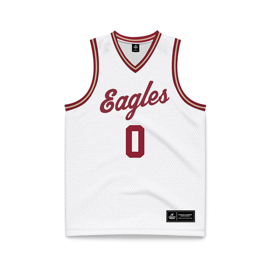 Boston College - NCAA Men's Basketball : Money Williams - White Throwback Basketball Jersey-0