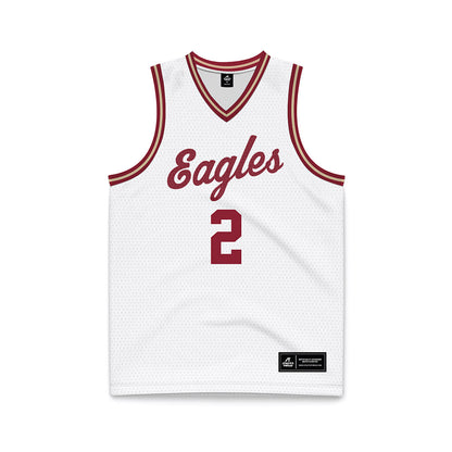 Boston College - NCAA Men's Basketball : Colby Duggan - White Throwback Basketball Jersey-0