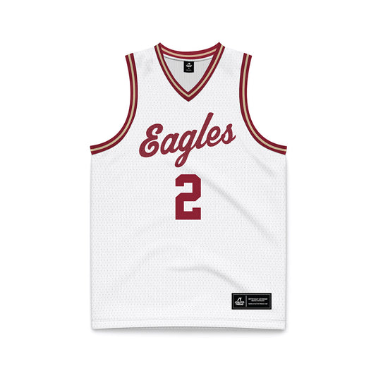 Boston College - NCAA Men's Basketball : Colby Duggan - White Throwback Basketball Jersey-0