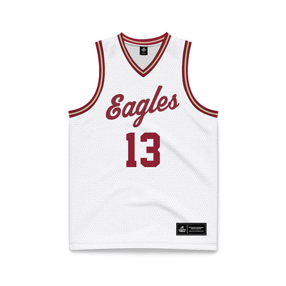 Boston College - NCAA Men's Basketball : Aly Tounkara - White Throwback Basketball Jersey-0